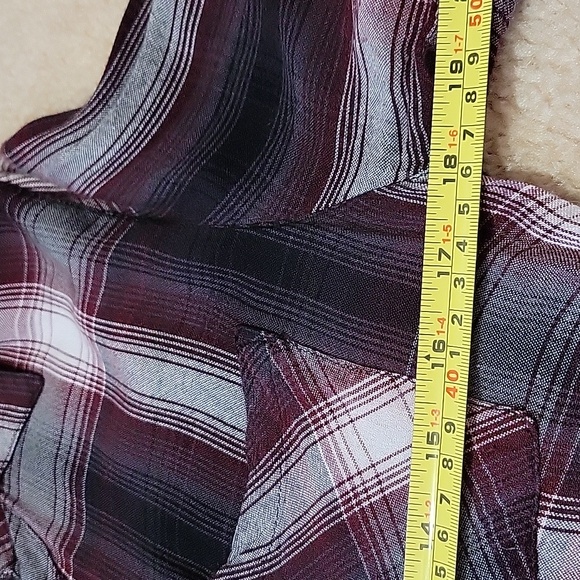 Paper Moon Plaid Button Down Shirt US S - Picture 6 of 11